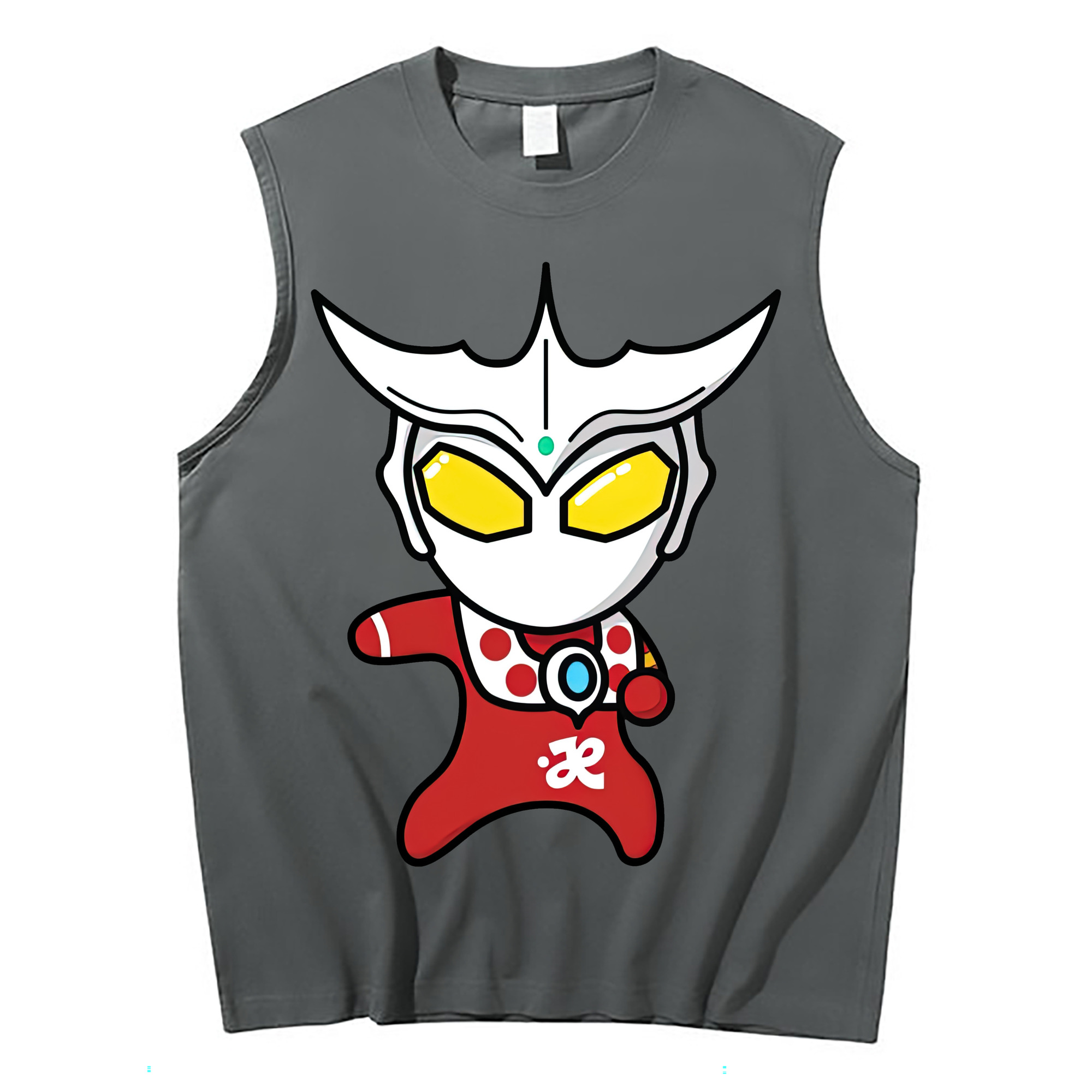 （画像用） ウルトラマン Ultraman コットン100％タンクトップ（フロントプリント）